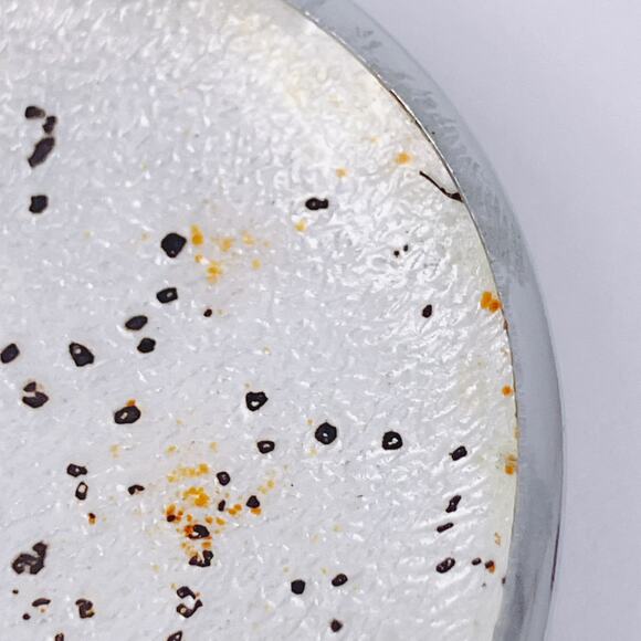 Vintage Mid Century Brooch Reverse Painted Glass Floral Oval Pin 1950s 60s - Picture 9 of 10